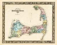 Barnstable County and Cape Cod 1880 Single Map B
